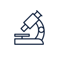 Icon of a microscope