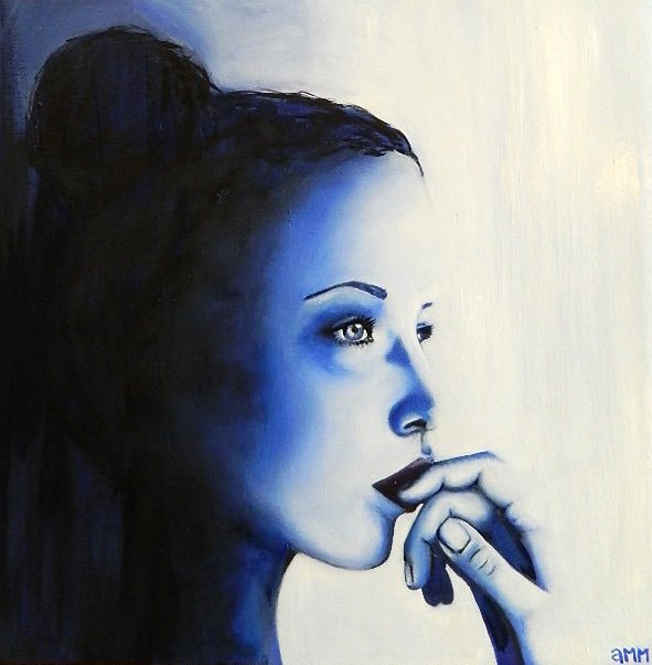 Pretty Sad 4 - Oil on canvas