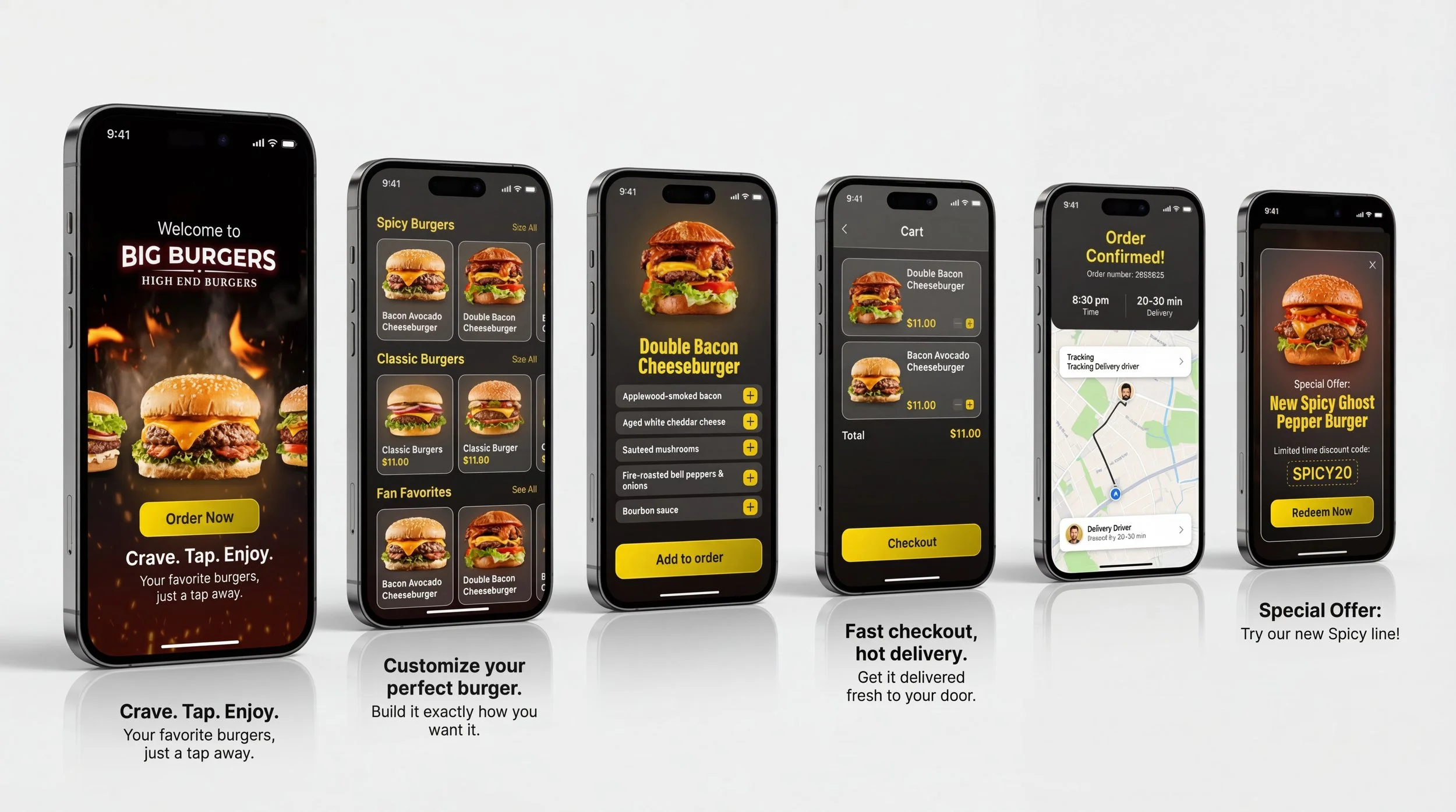 Downtown Burger application