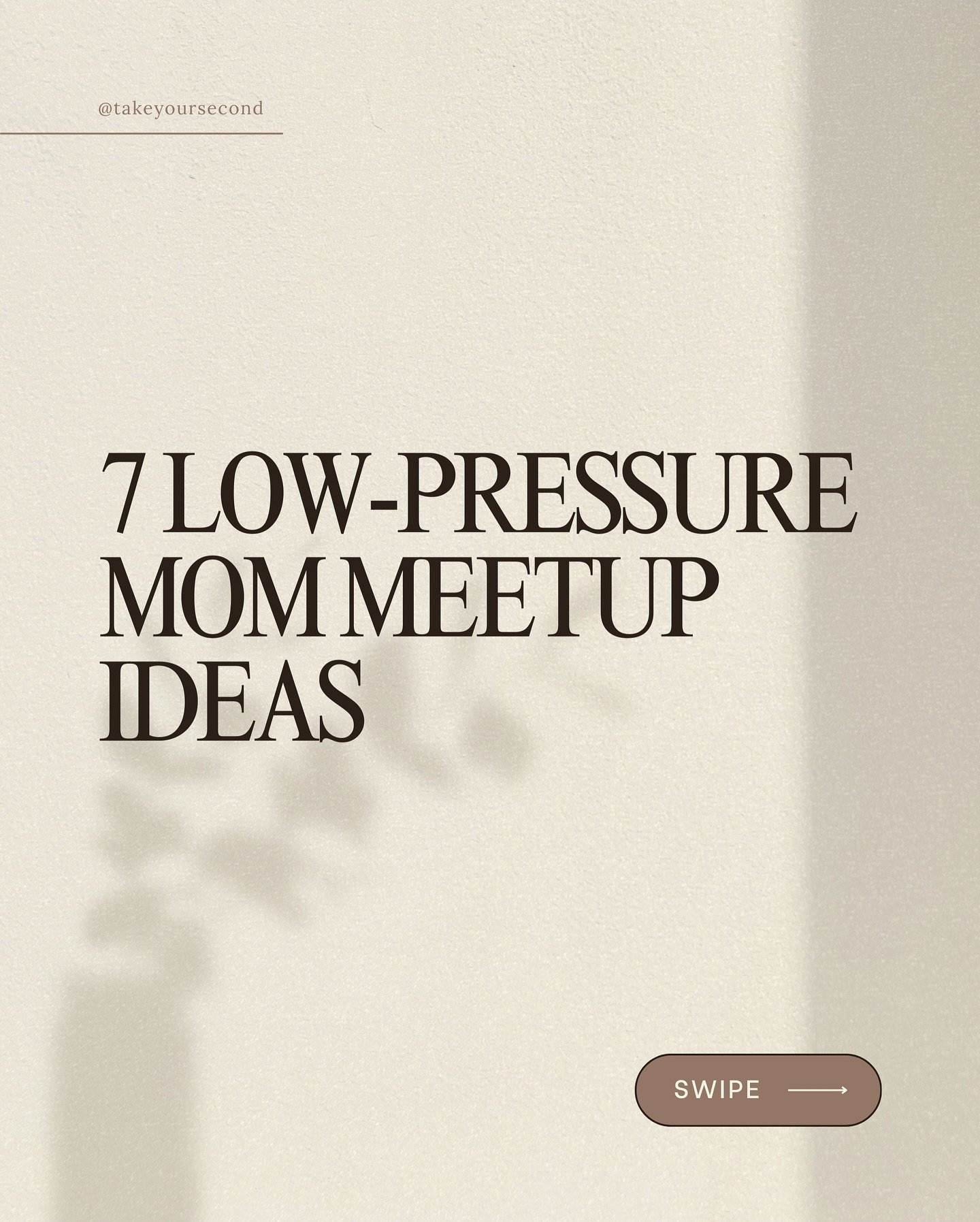 Planning a last-minute mom meetup this weekend or even for the future?

Try out these low-pressure mom meetup ideas to take the stress of doing solely mom talk and have a chance to truly connect, learn about each other further than the title of &ldqu