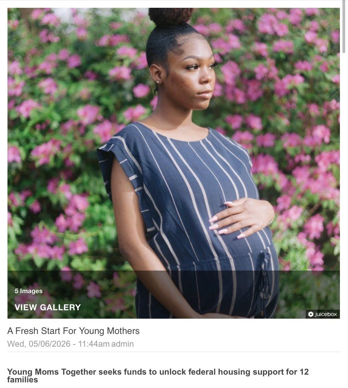 A Fresh Start For Young Mothers