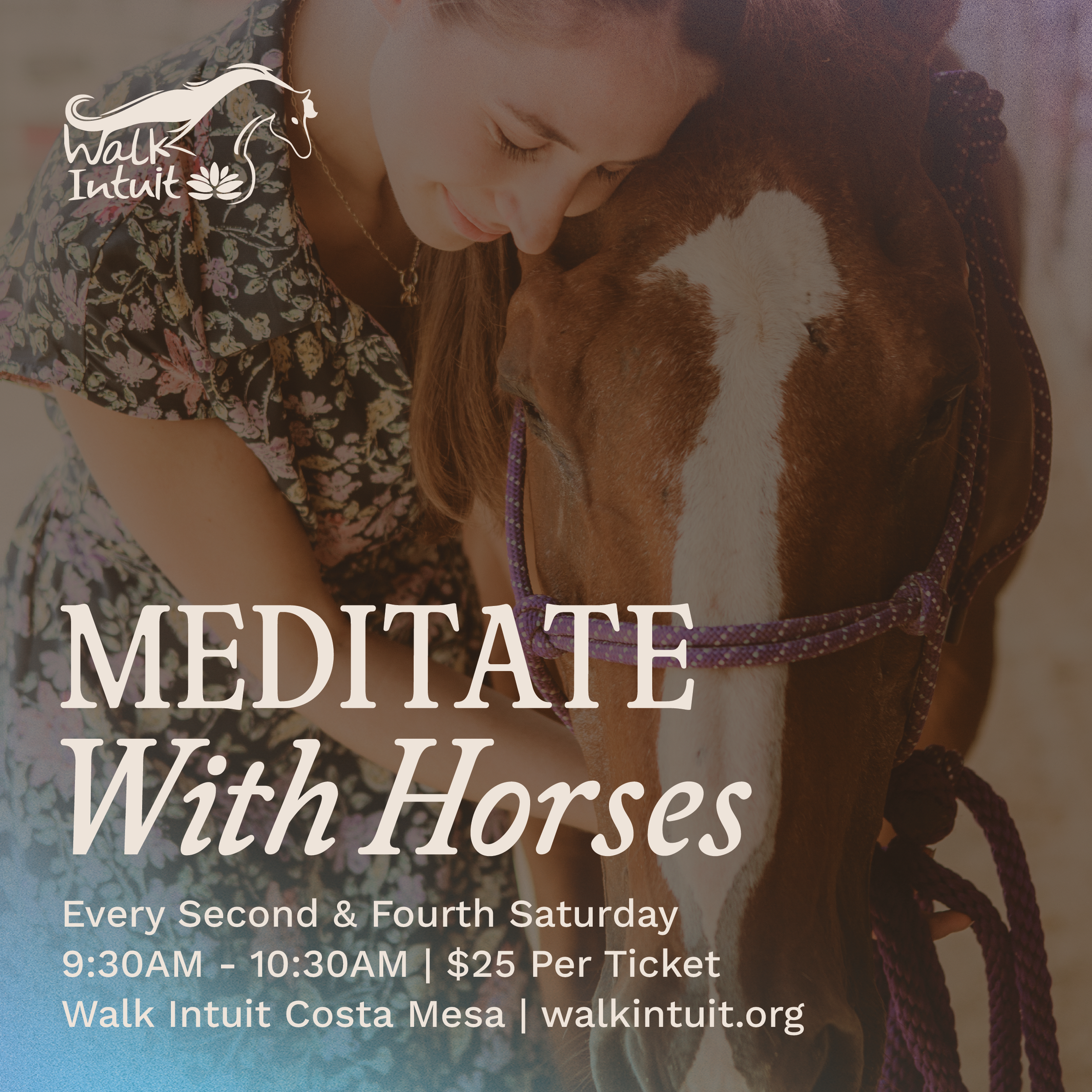 Meditate With Horses in Costa Mesa | October 10th