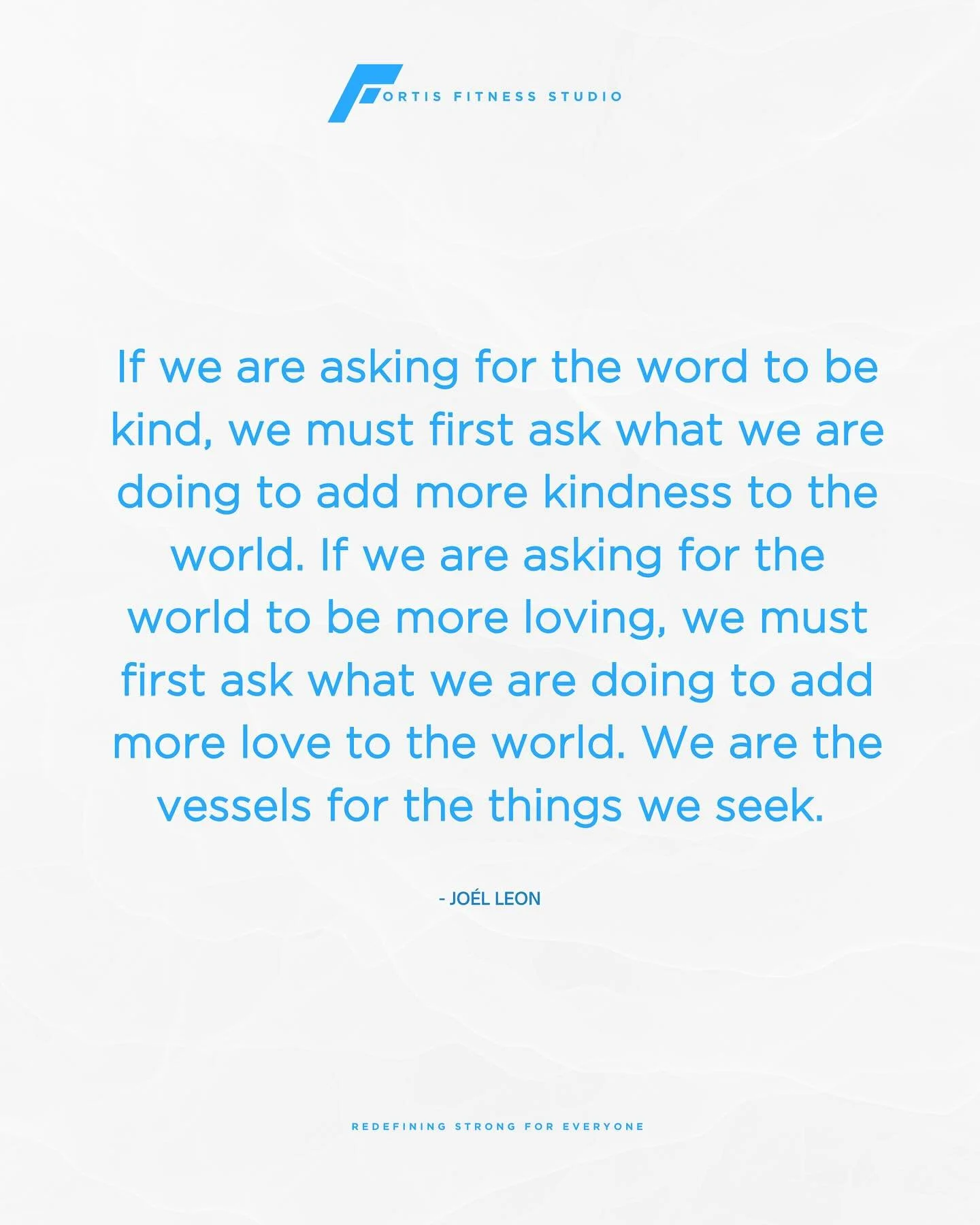 Be what you seek. 
—
#fortisfitnessstudio #fortispowerlifting #redefiningstrong #motivationmonday