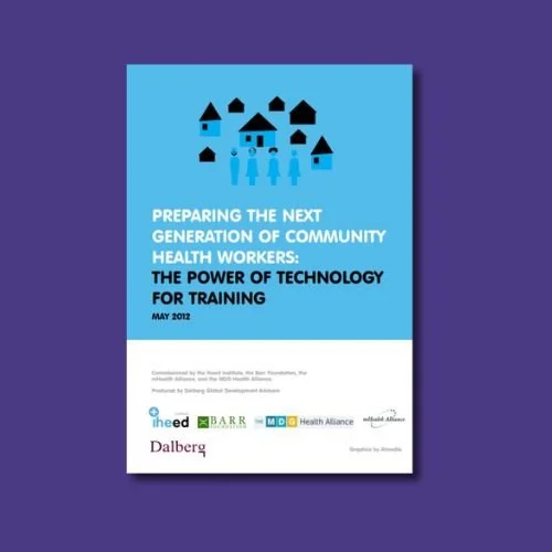 Preparing the next generation of community health workers: The power of technology for training