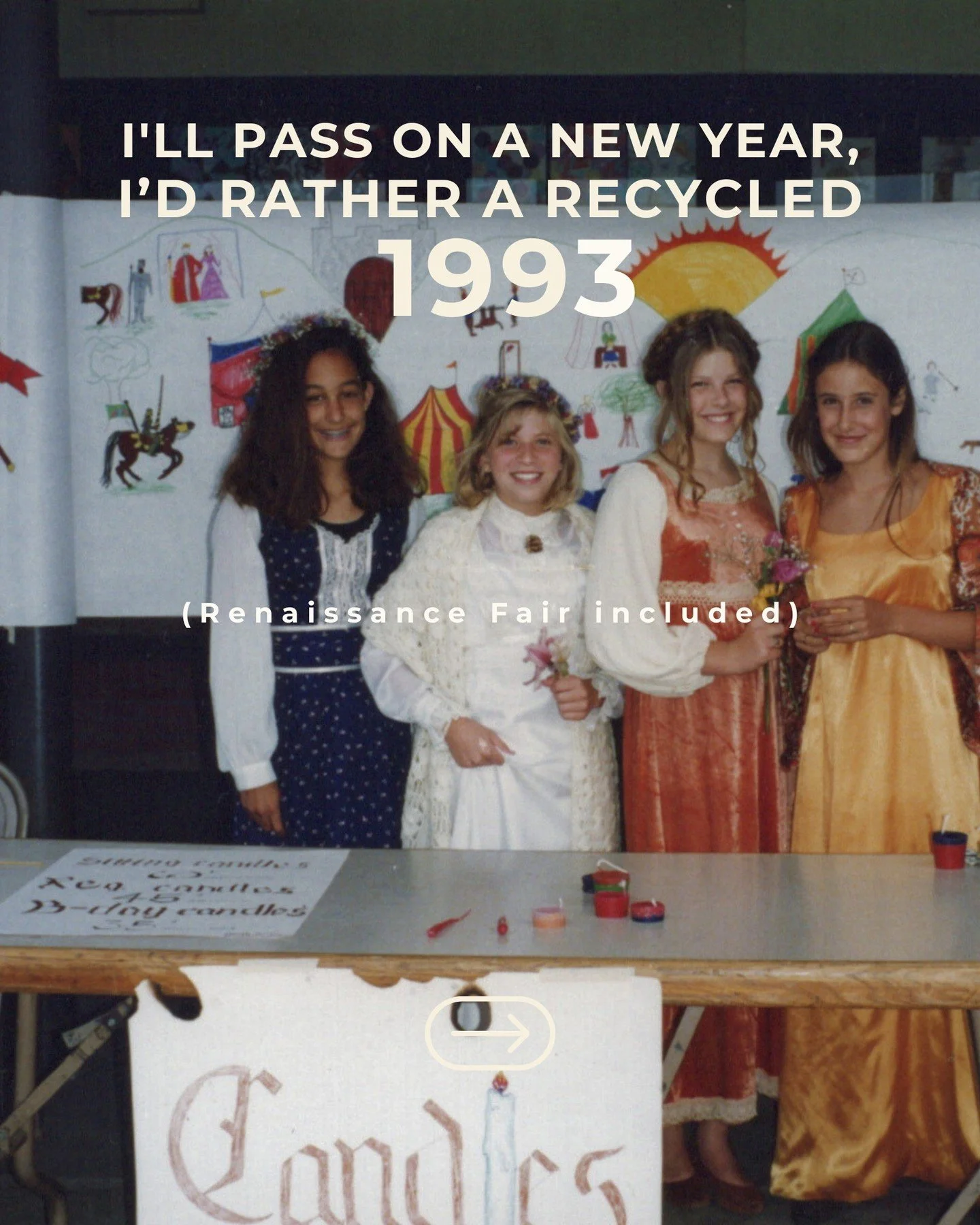 "Anacrapa" Middle School, I'd do it again if I could. And if my little self knew I'd be tall, I'd have no worries at all.