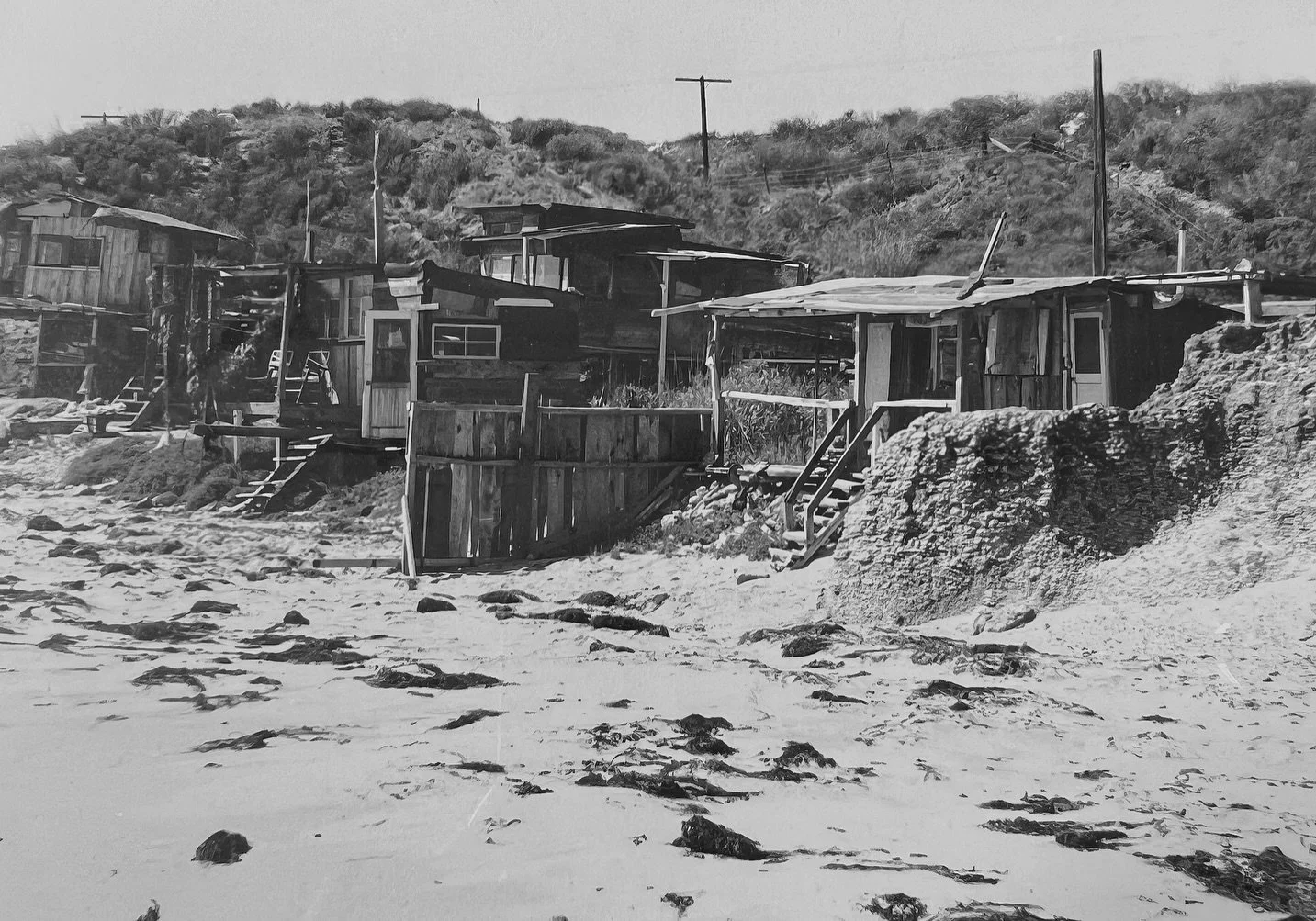 Hollister Ranch shacks / The original beach house!⁠

Miles and Miles of rolling hills kiss the bluffs. A sandy shore that ebbs and flows from point to point. The Hollister Ranch.⁠ Always in my memories, as we spent a chunk of my childhood there.⁠
⁠
I