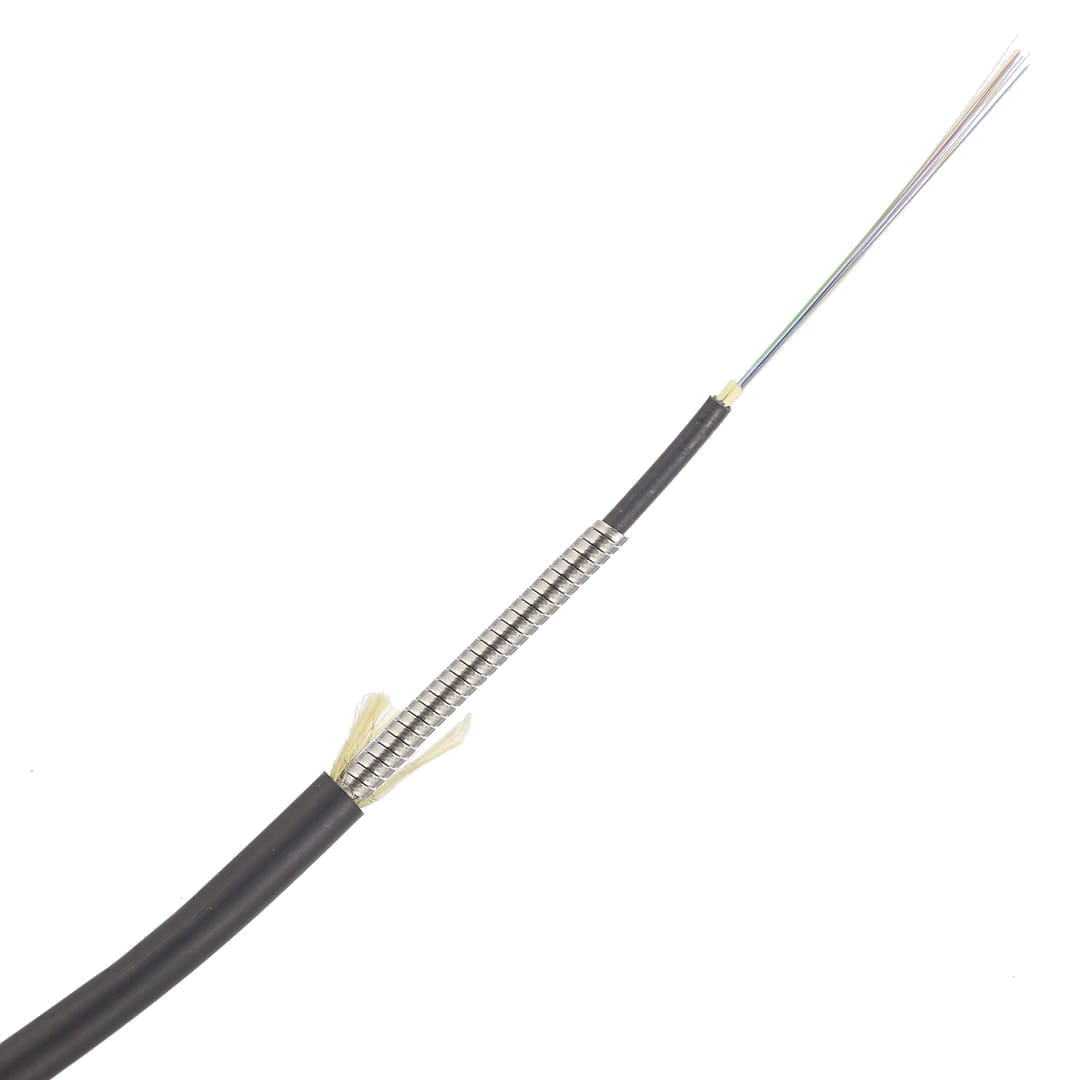 6 Fiber OS2 900um LSZH Indoor Armored Indoor Fiber Optic Cable