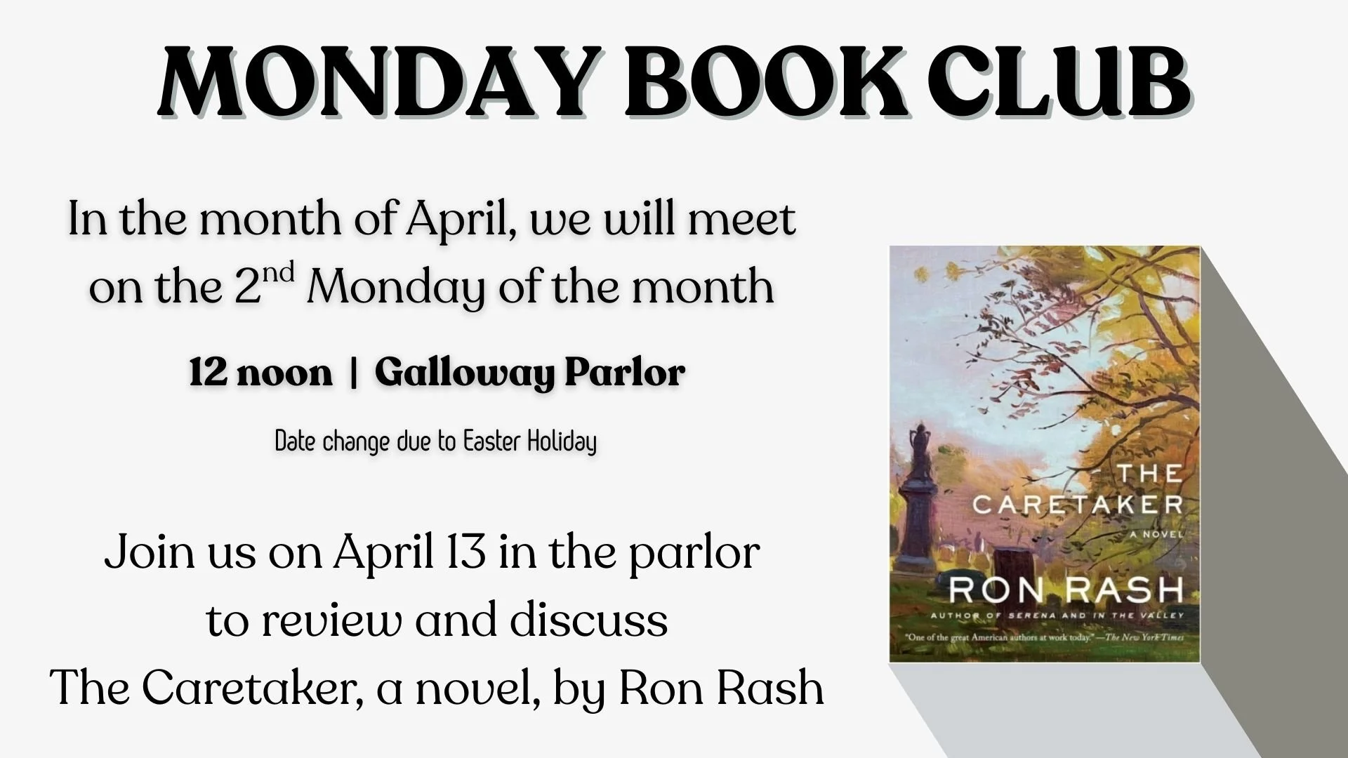 Monday Book Club