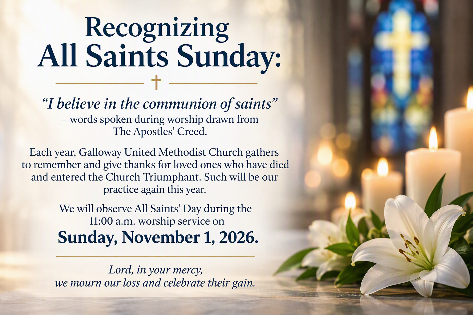 All Saints Sunday