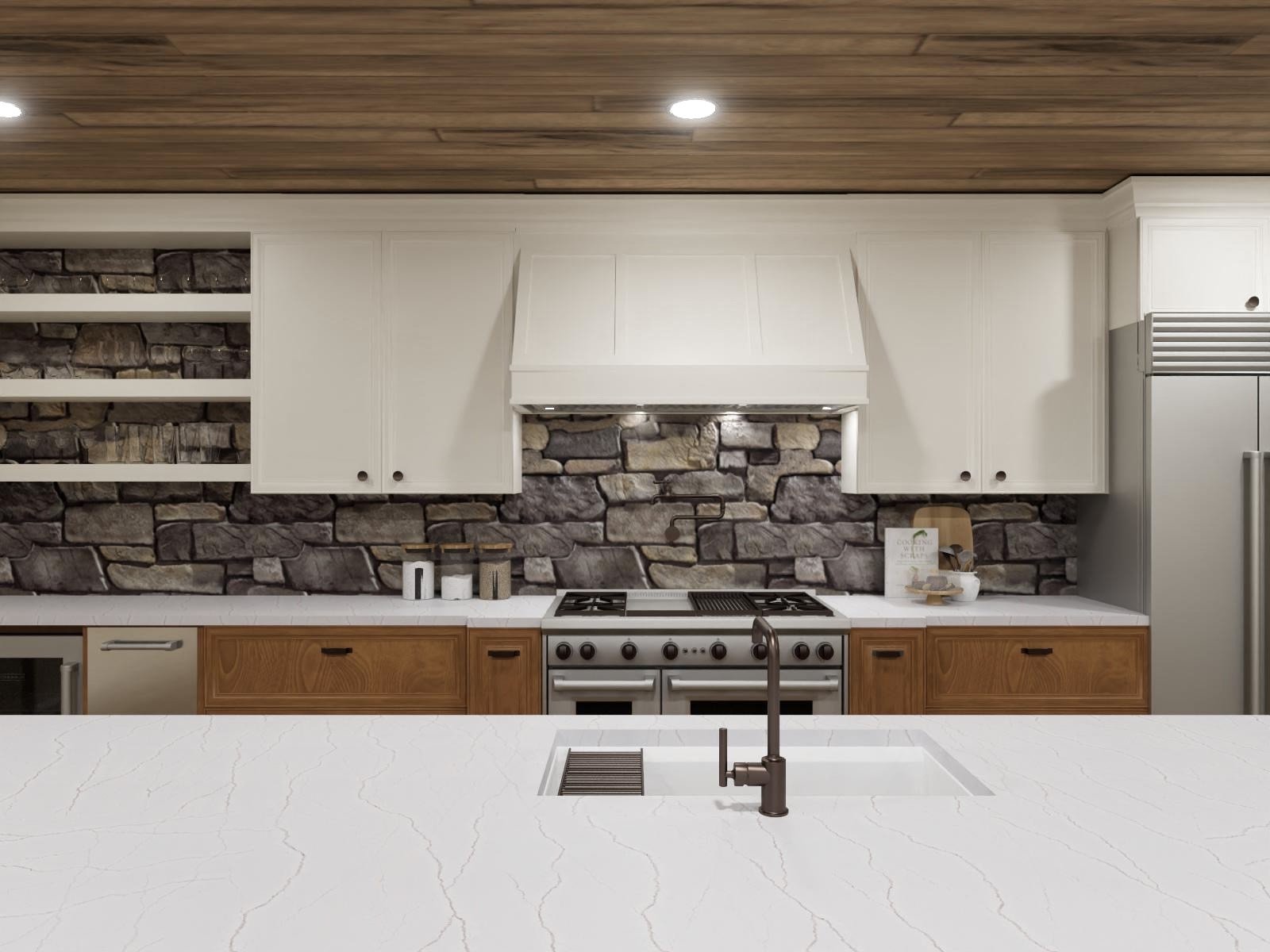 Lake House 3D Rendering
