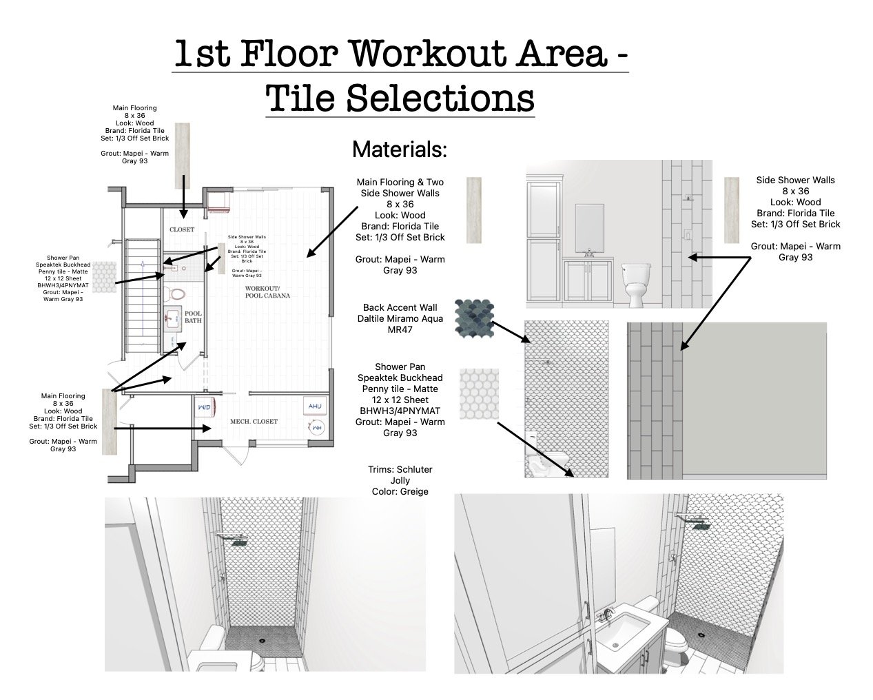 Tile Selection - Interior Design