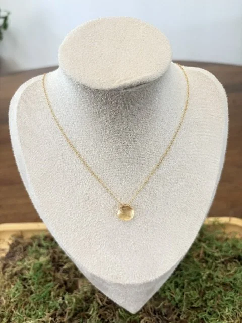 Tressi Single Cetrine Stone Necklace.jpeg