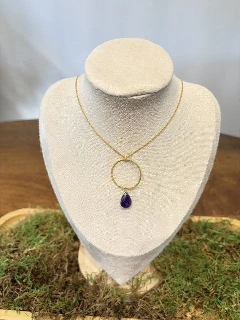 Tressi Purple Circle Necklace.jpeg