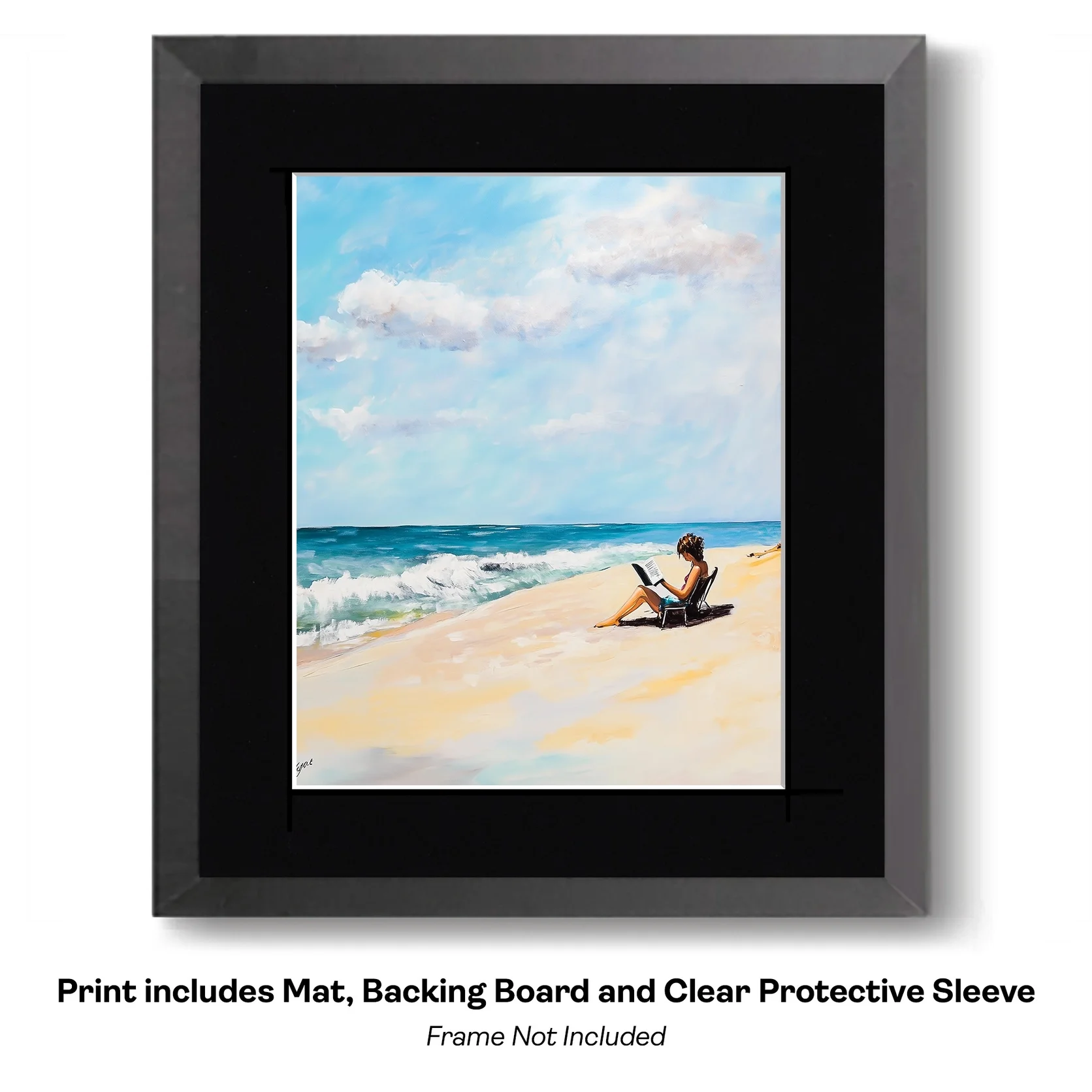 Book Plus Beach Equals Heaven 8x10 Art Print 2.webp