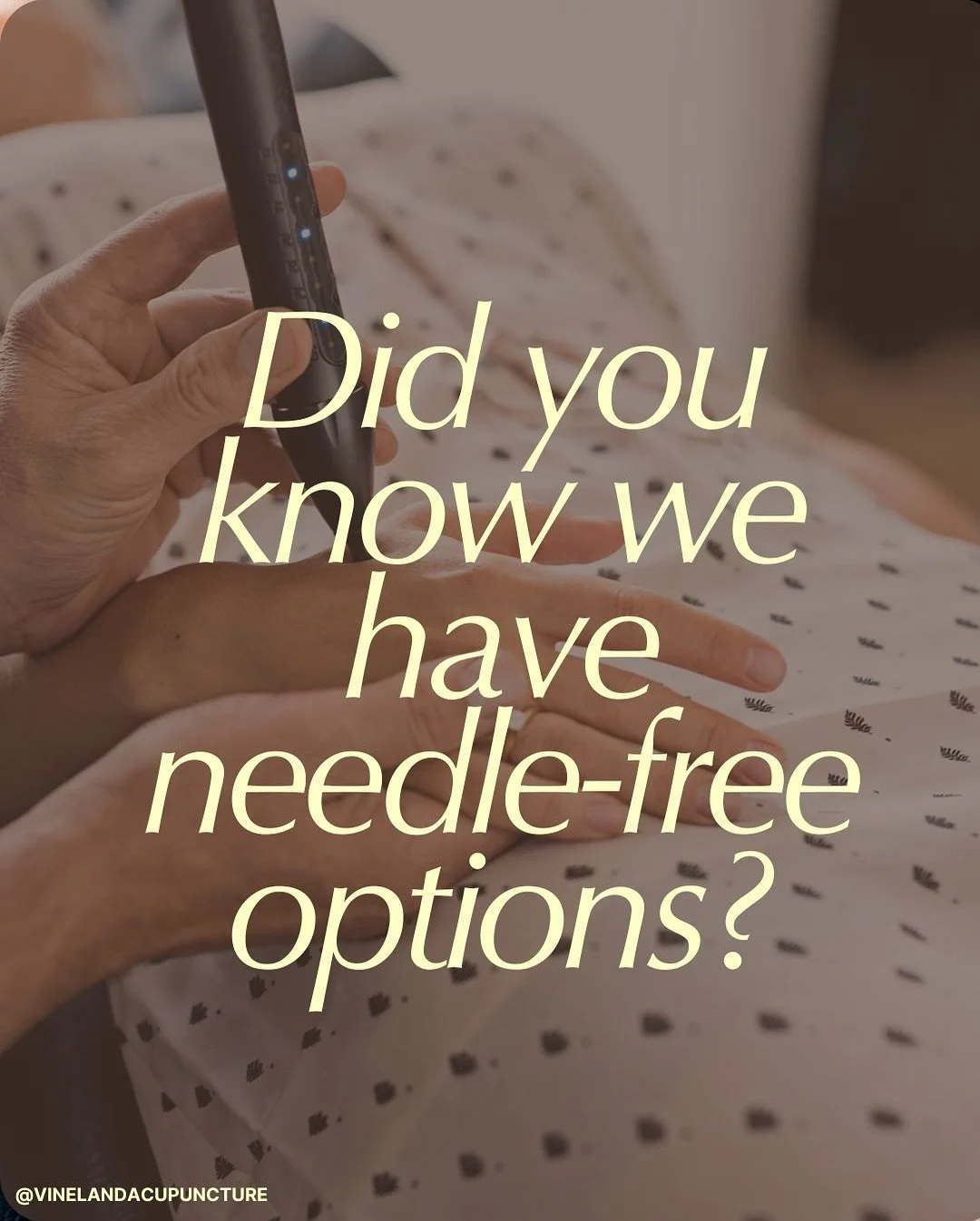 Has your fear of needles been holding you back from getting the care you need?

We have options for you.

Our cold laser device has a special attachment that allows us to stimulate acupuncture points WITHOUT needles.

This means if you are needle-sen
