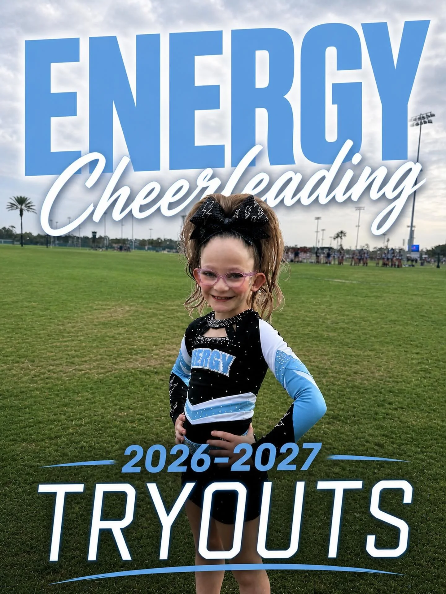 Tryouts are quickly approaching‼️Register today on the website 🩵⚡️