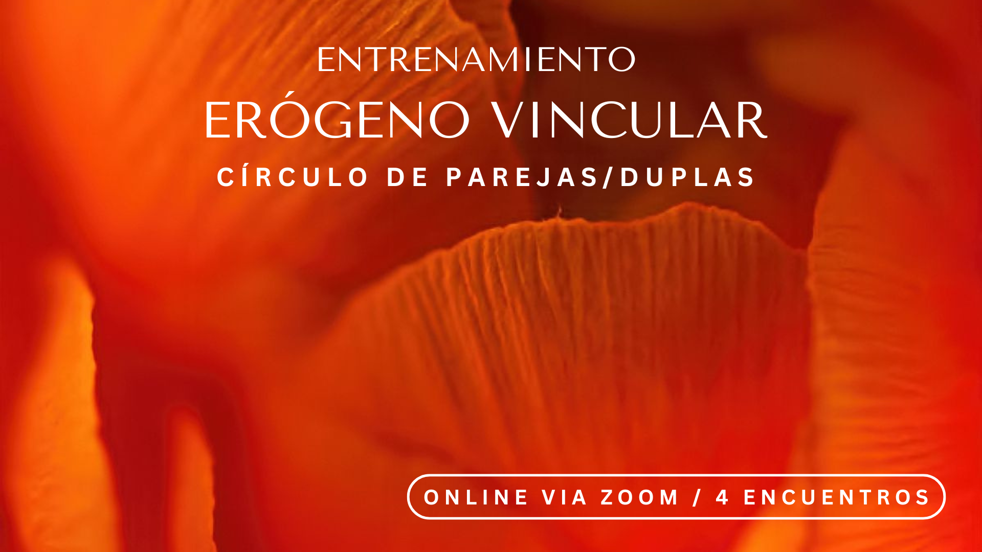 Entrenamiento Erógeno Vincular / Círculo de Parejas / Online Vía Zoom
