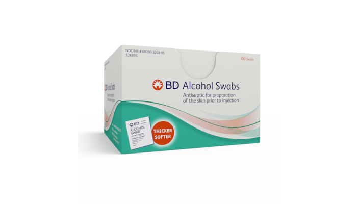 BD™ Alcohol Swabs (100-Count/box)