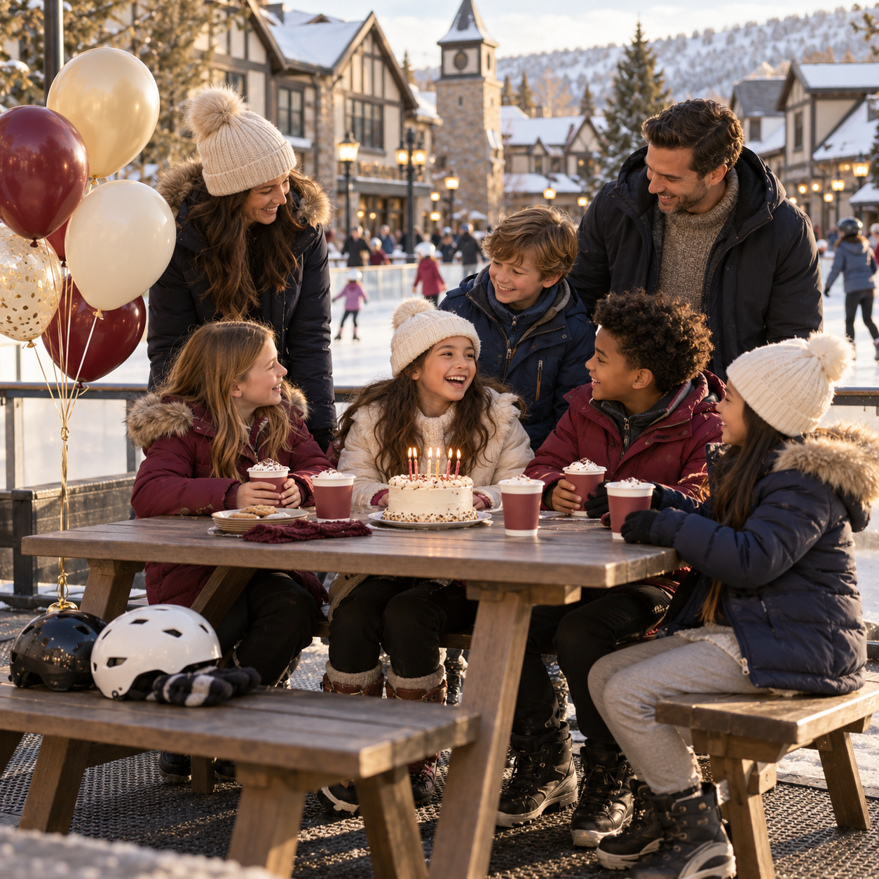 Village Ice Rink Birthday Celebration