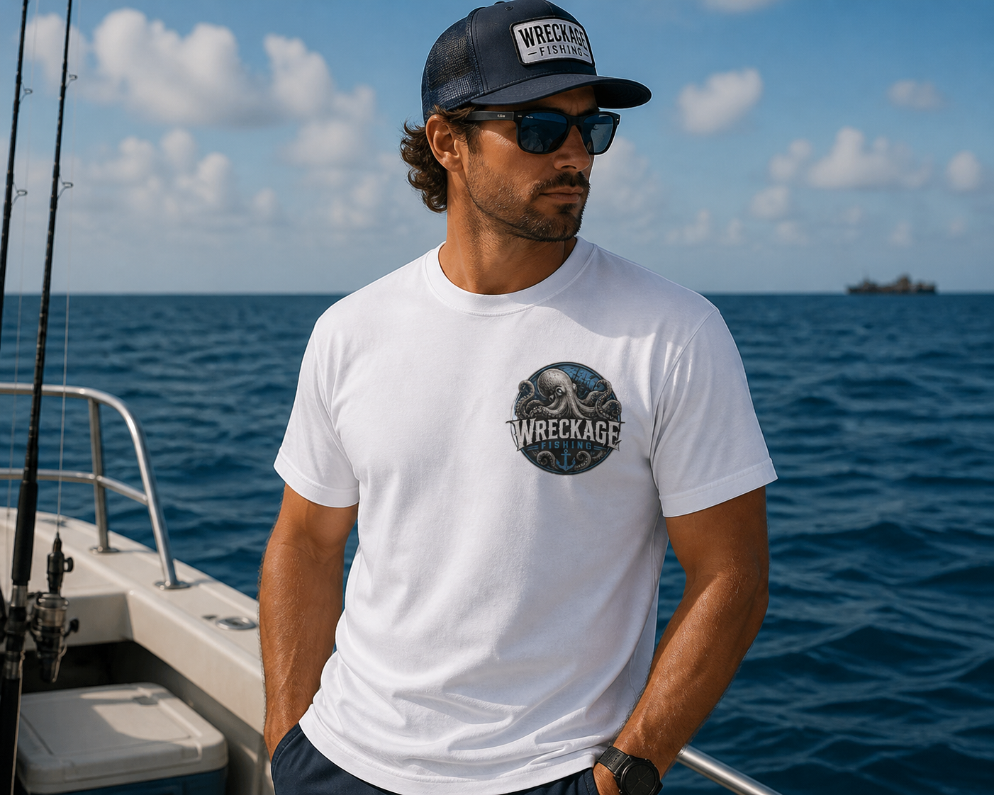 WF Octopus TShirt White Front.png