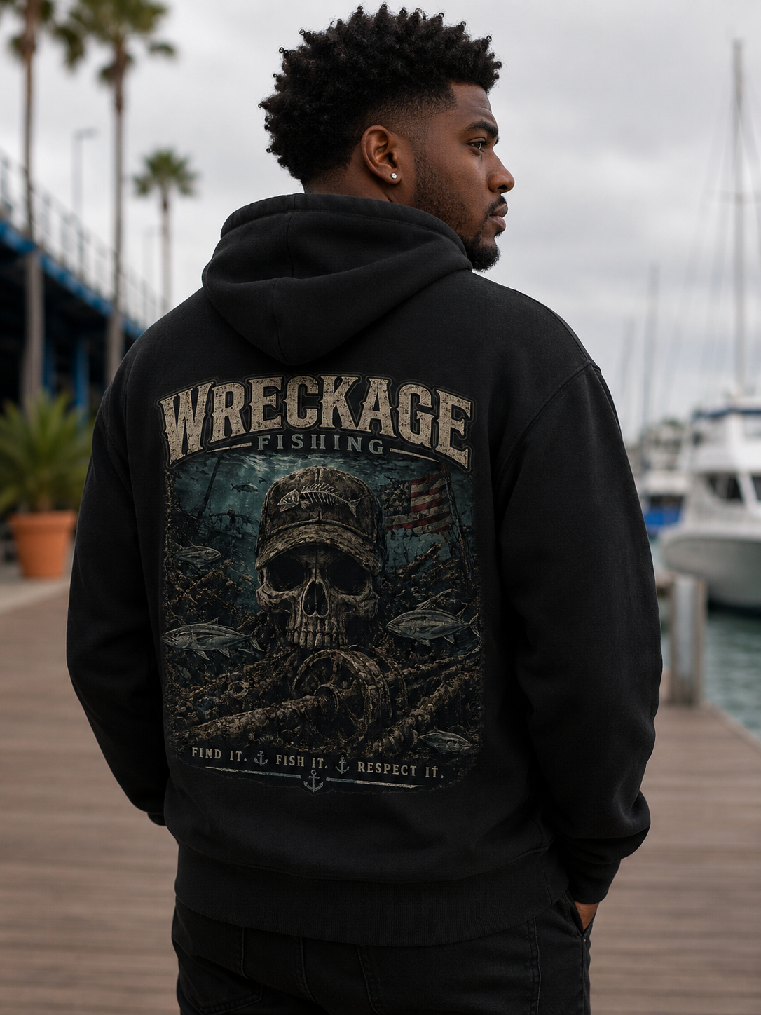 WF Skull and Wreckage hoodie black back.png