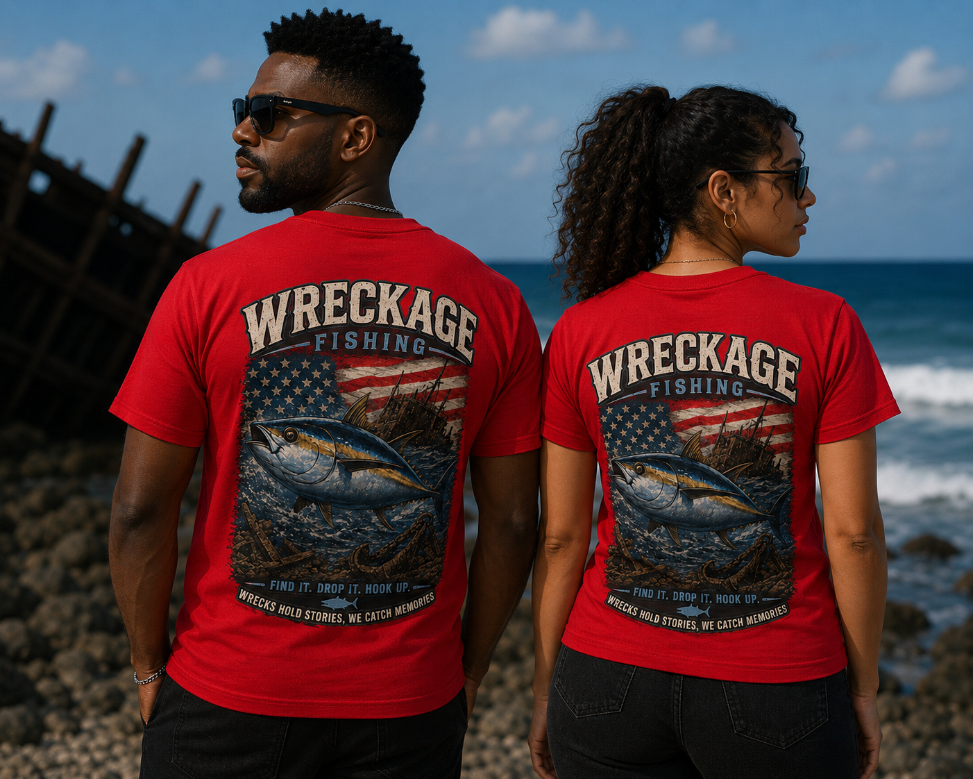 WF Bluefin Tuna Tshirt red Back.png