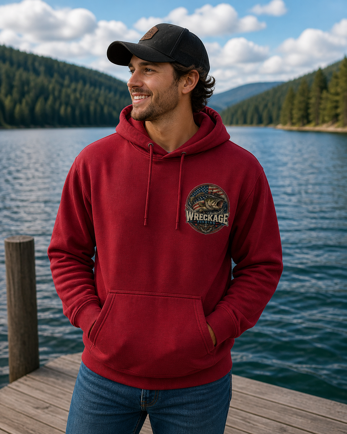 WF Patriotic Bass hoodie red front.png
