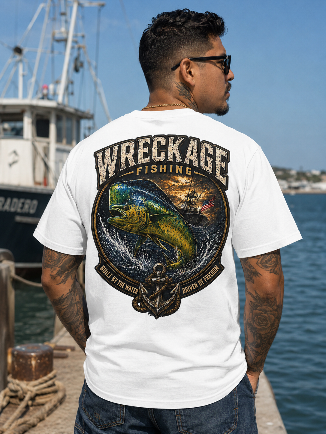 WF Dorado Tshirt white Back.png