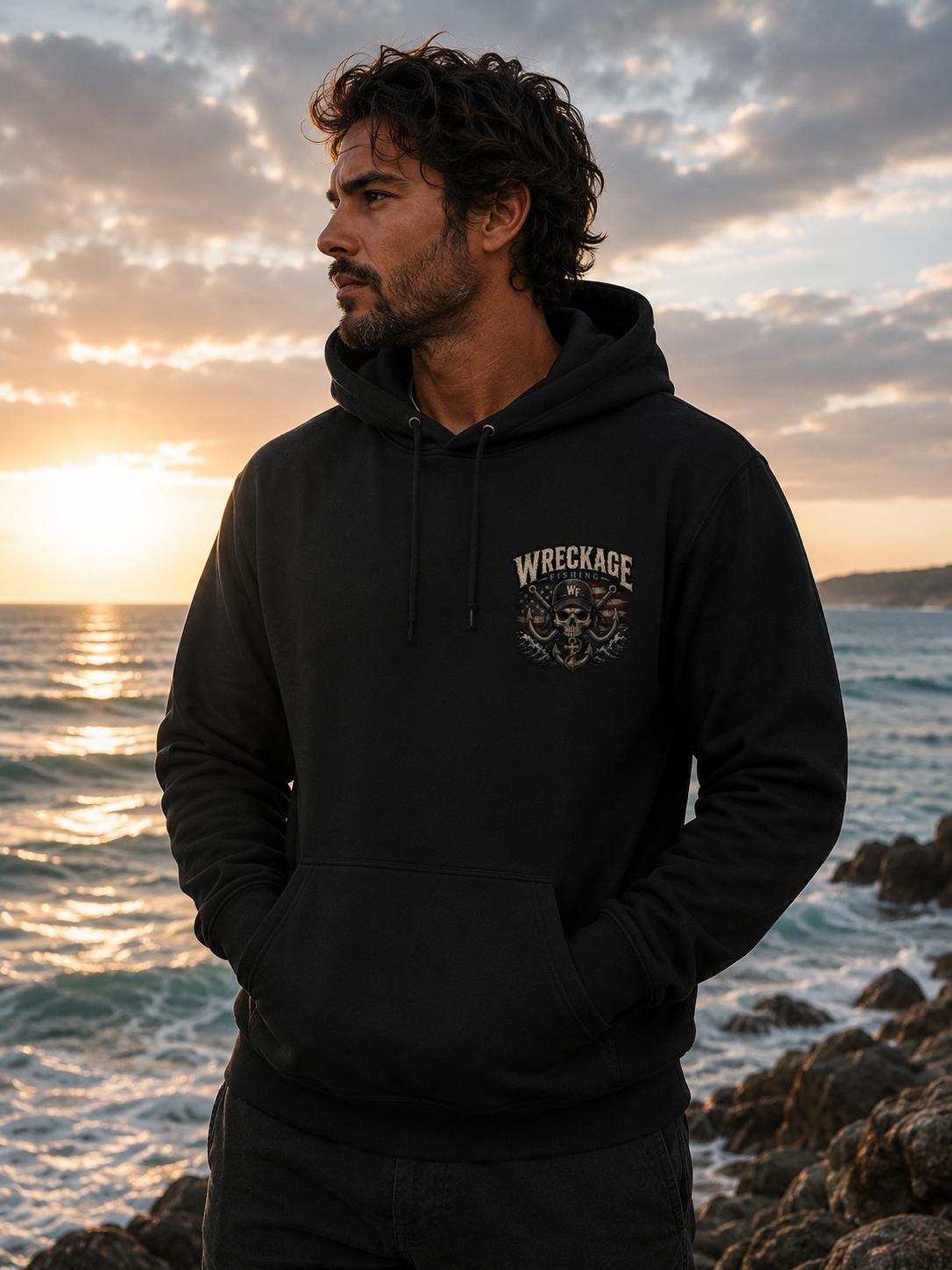 WF Hat and Skull Hoodie Black front.png