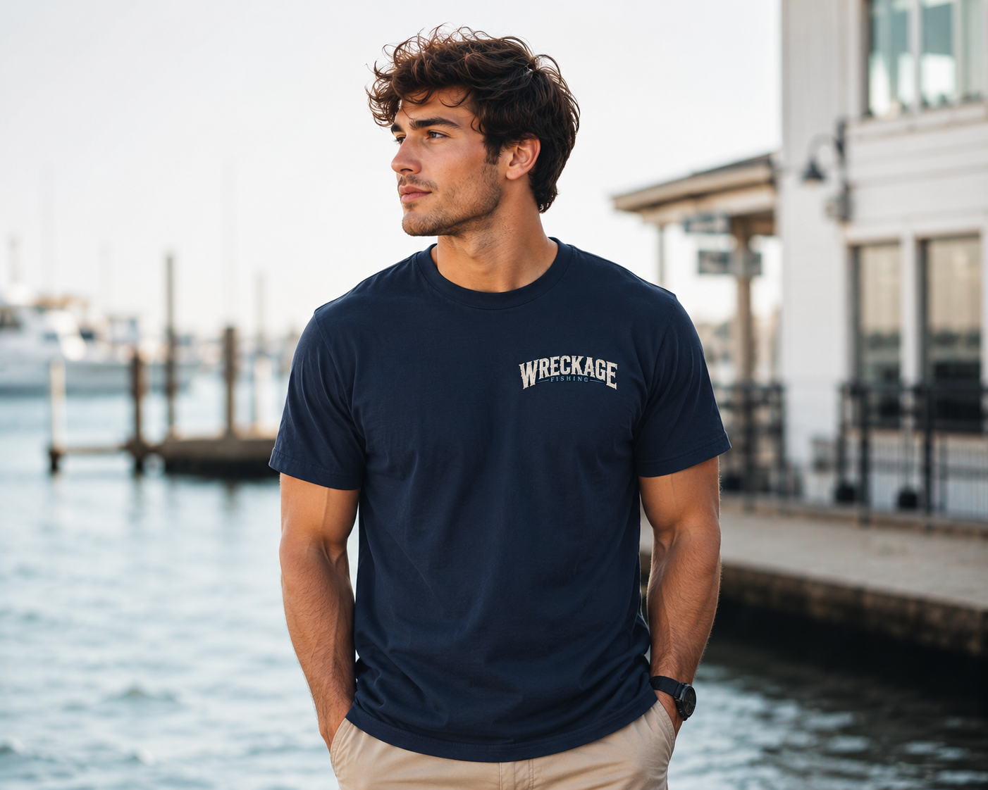 WF Shark Tshirt New navy front.png