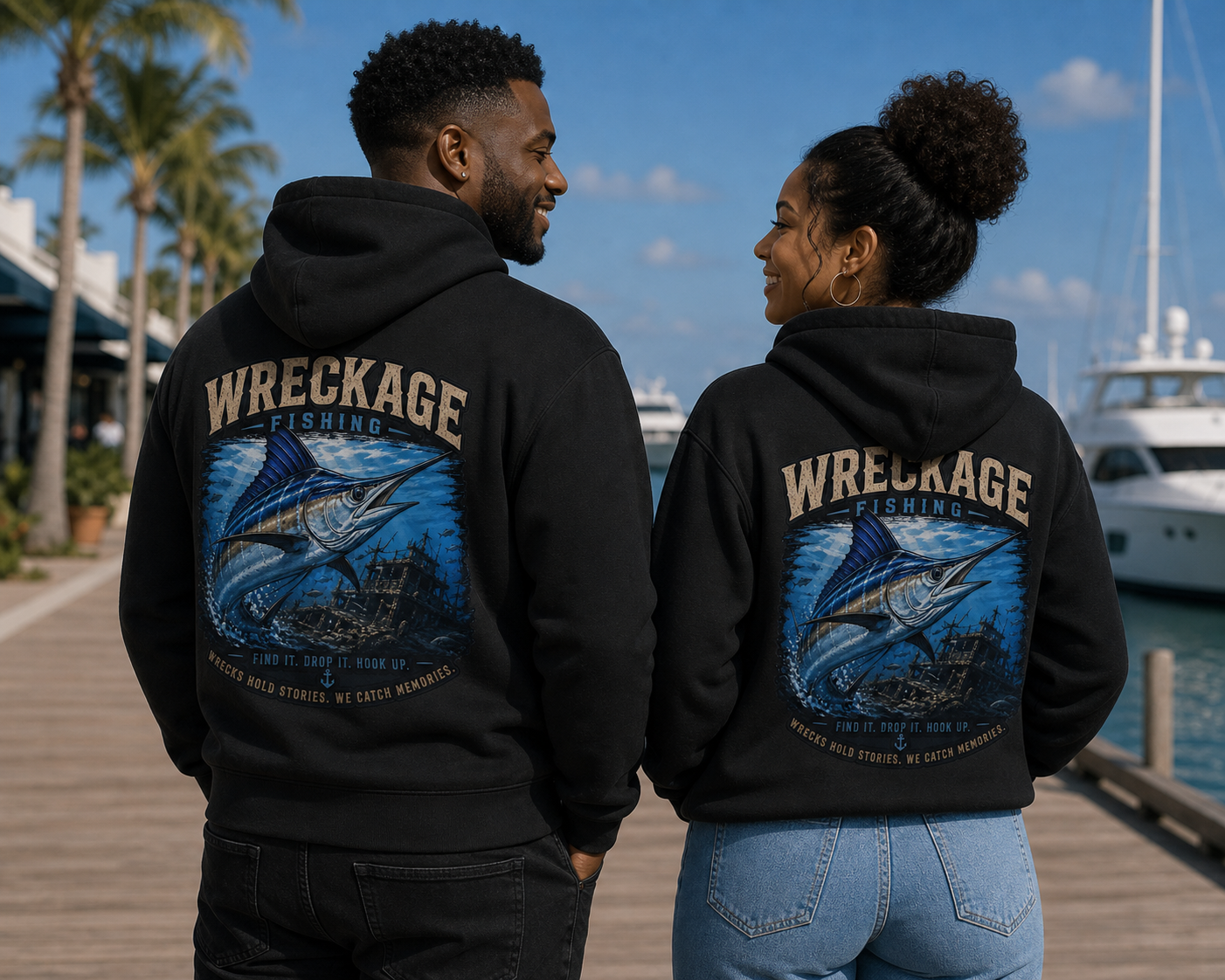 Wreckage Fishing Marlin Hoodie