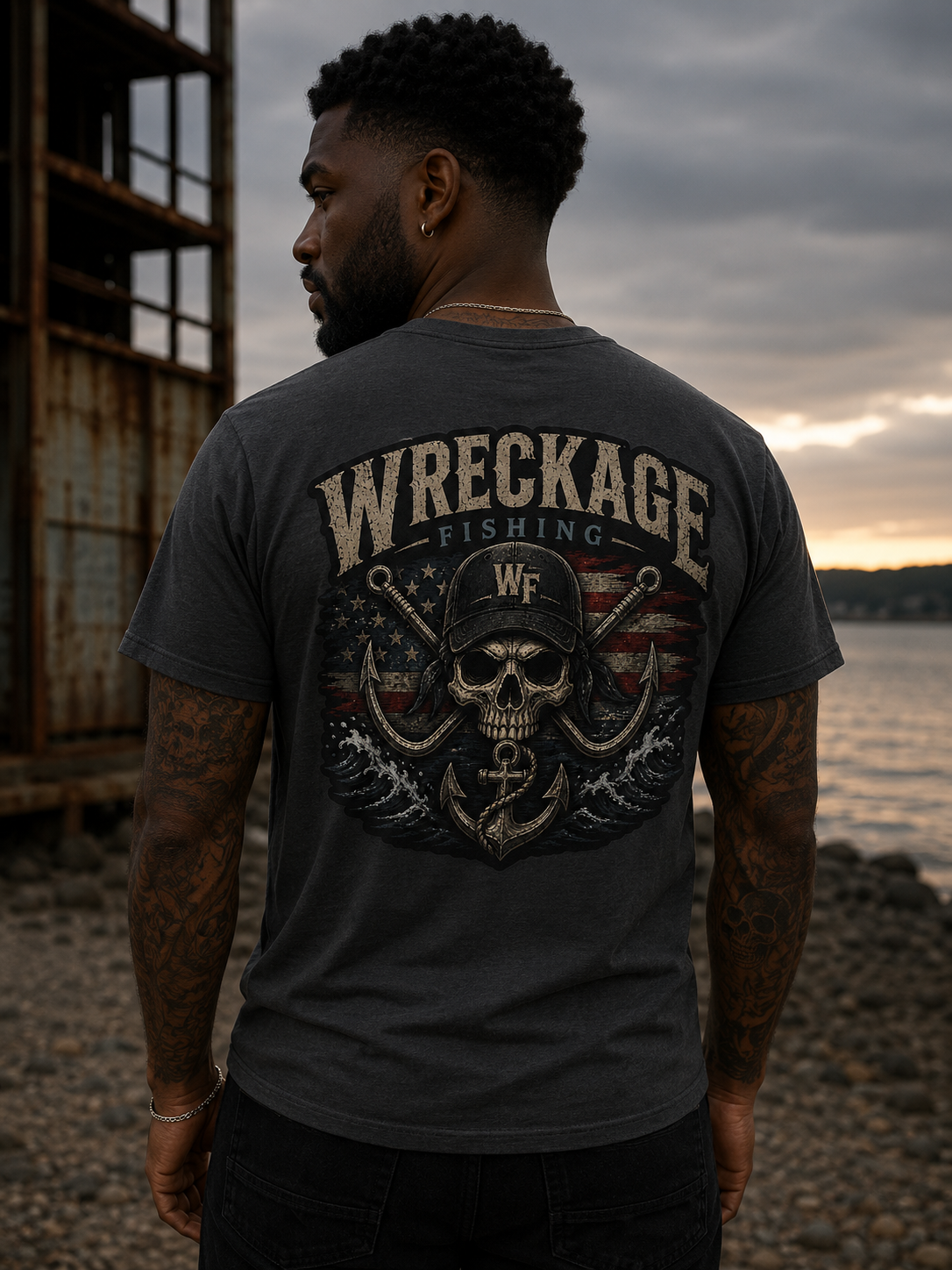 WF Hat and Skull Tshirt charcoal Back.png