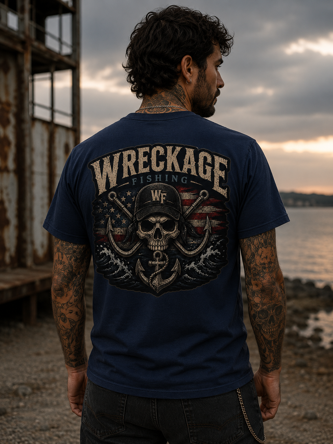 WF Hat and Skull Tshirt navy Back.png