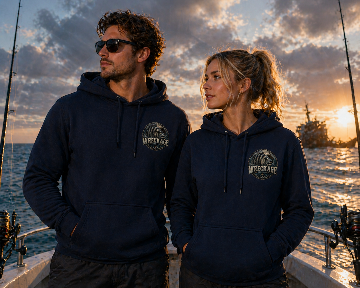 WF Sheepshead Hoodie Navy Front.png
