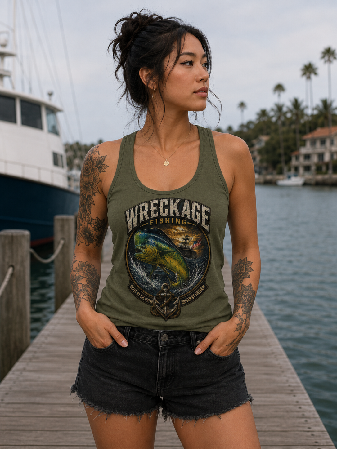 WF Dorado Womens Tank Top mgreen.png