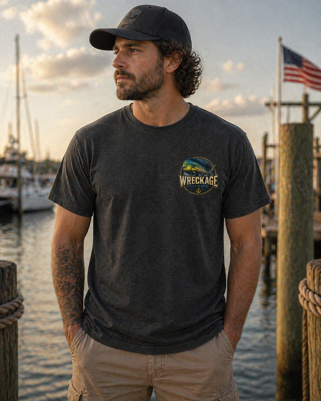 WF Dorado Tshirt Charcoal Front.png