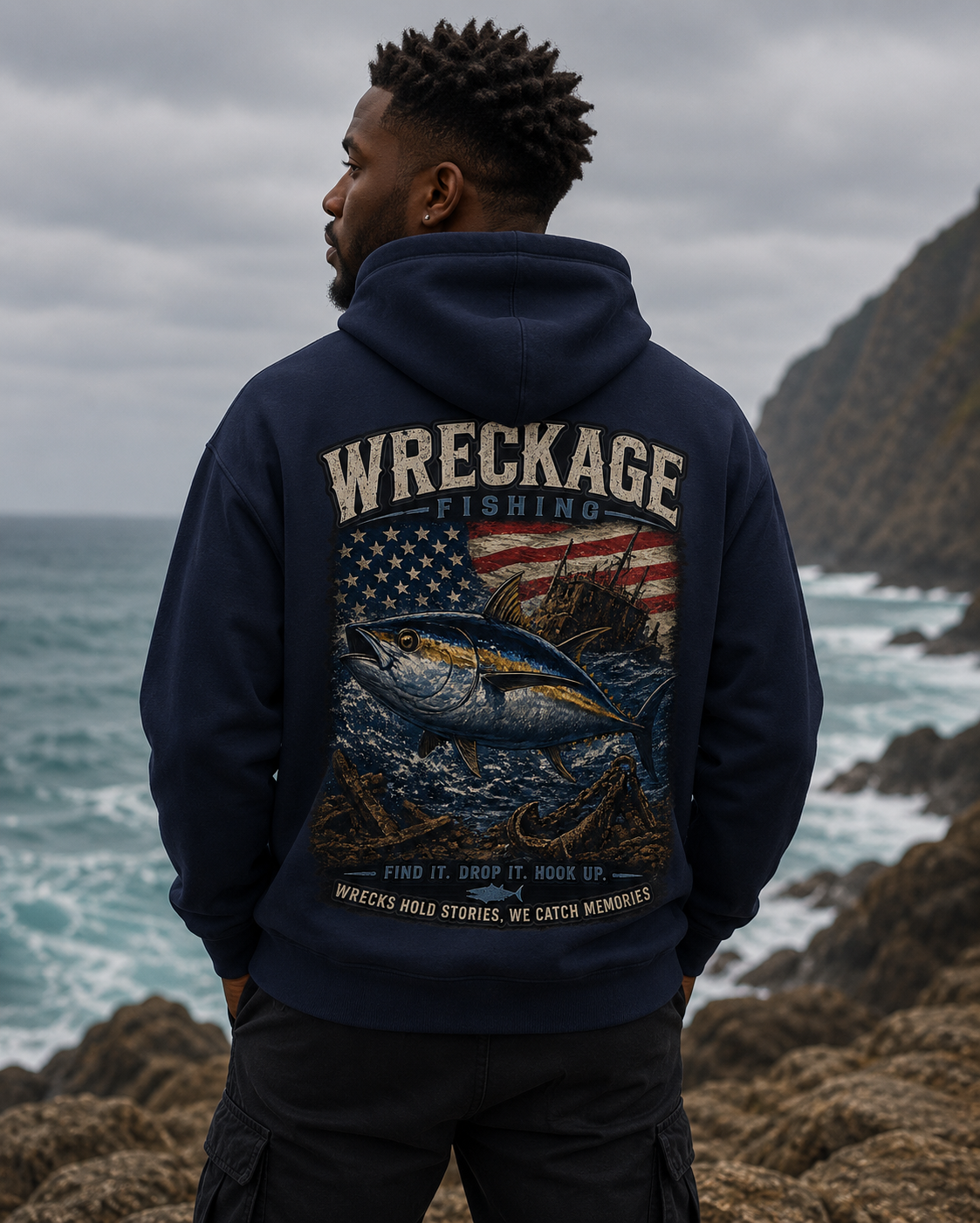 WF Bluefin Tuna Hoodie navy back.png