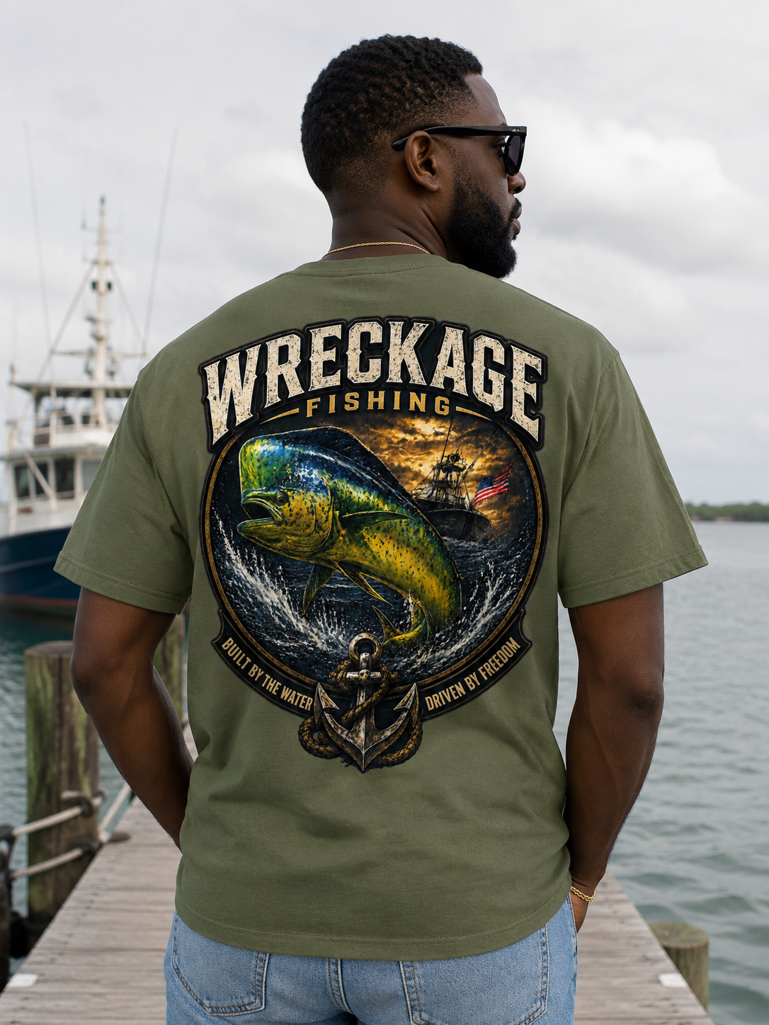 WF Dorado Tshirt mgreen Back.png