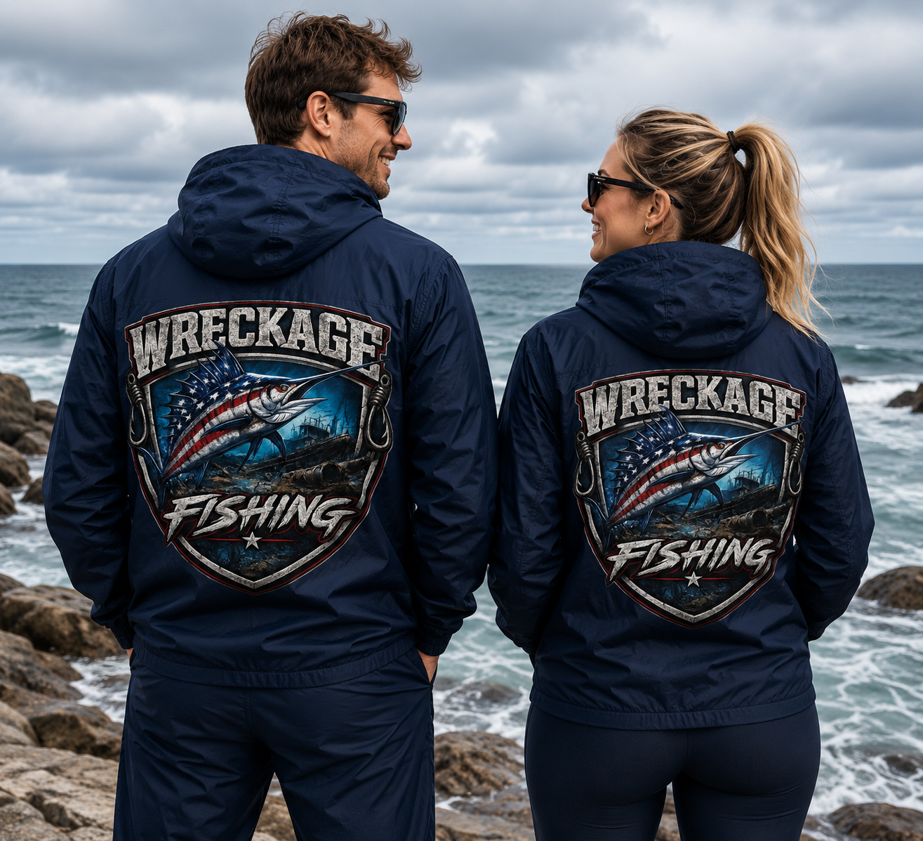 WF Patriotic Marlin Windbreaker classic navy Back.png