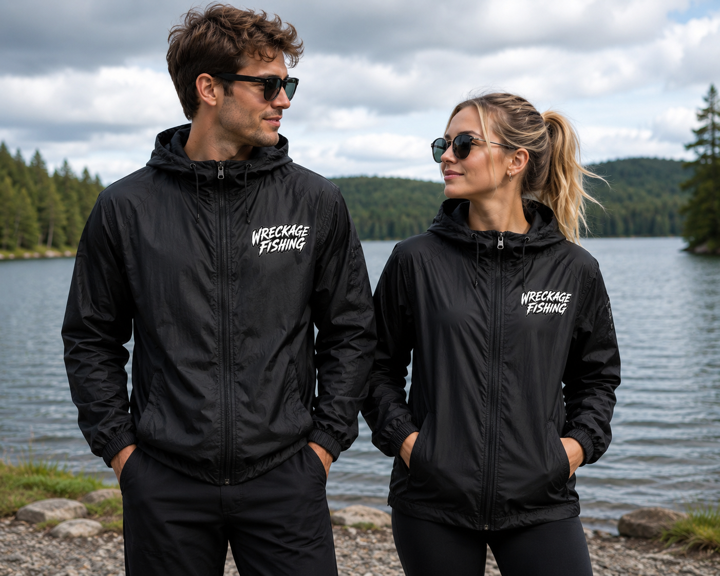 WF Patriotic Bass Windbreaker Black front.png