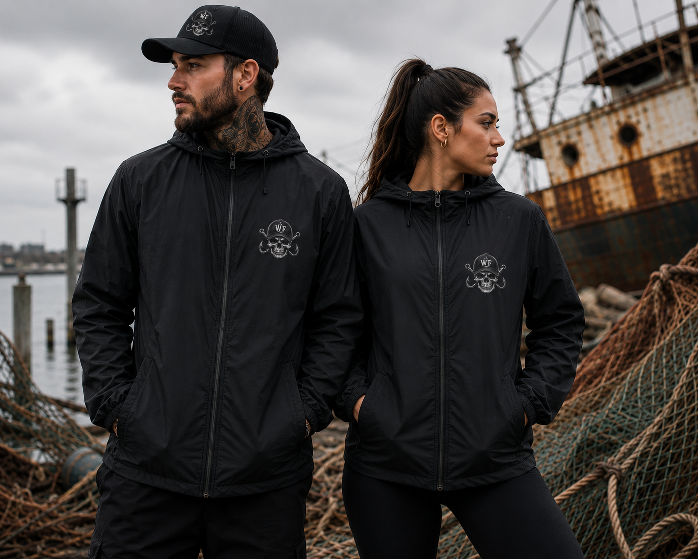 WF WF Skull Windbreaker Black front.png