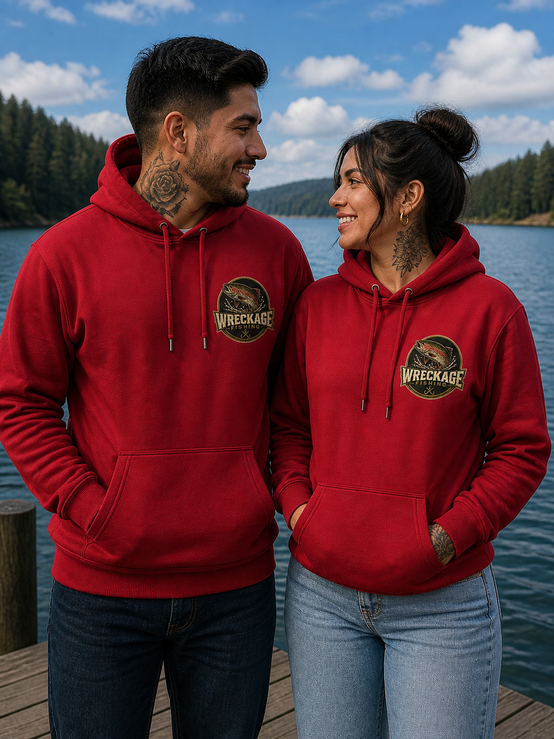 WF Rainbow Trout Hoodie red front.png