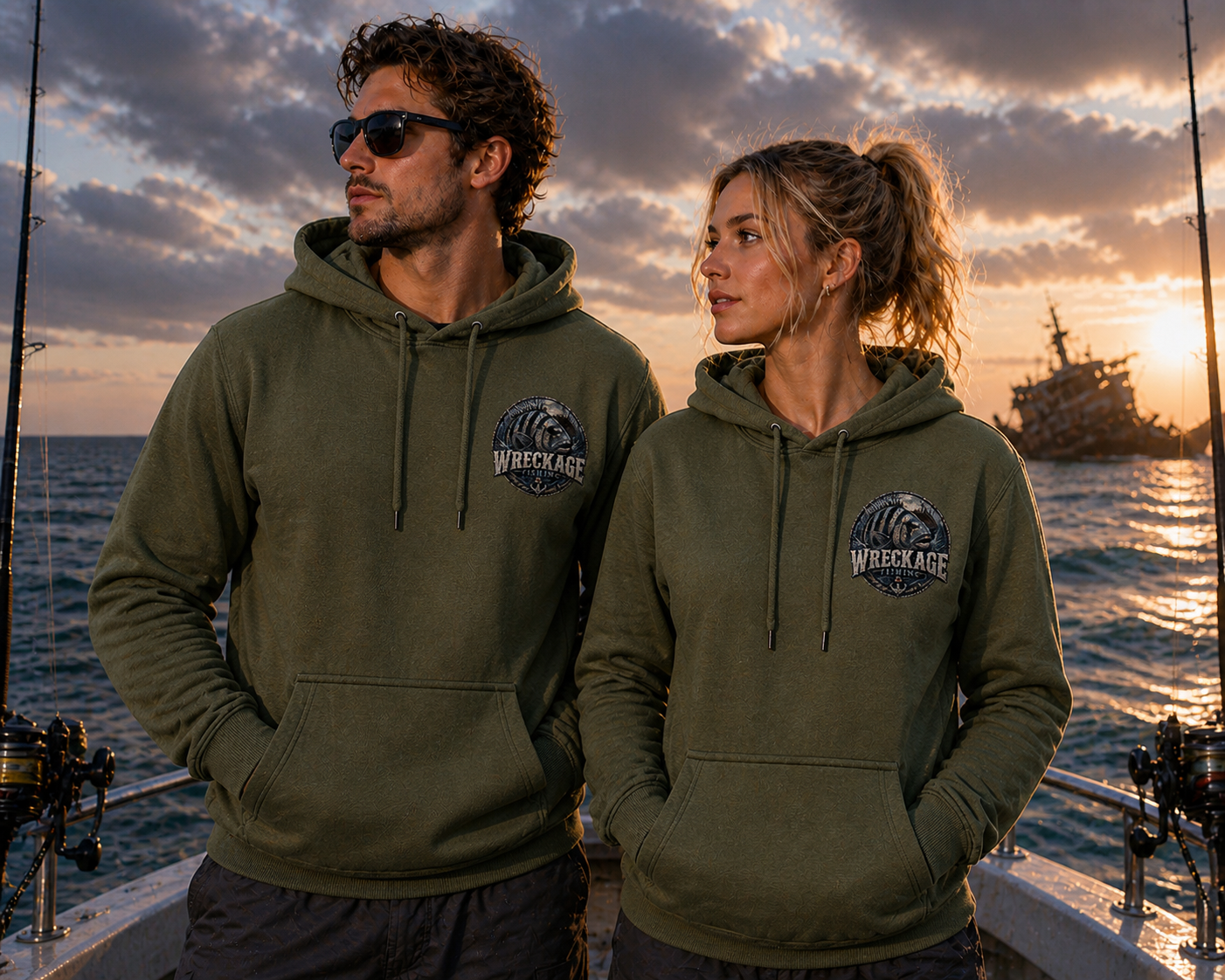 WF Sheepshead Hoodie MGreen Front.png