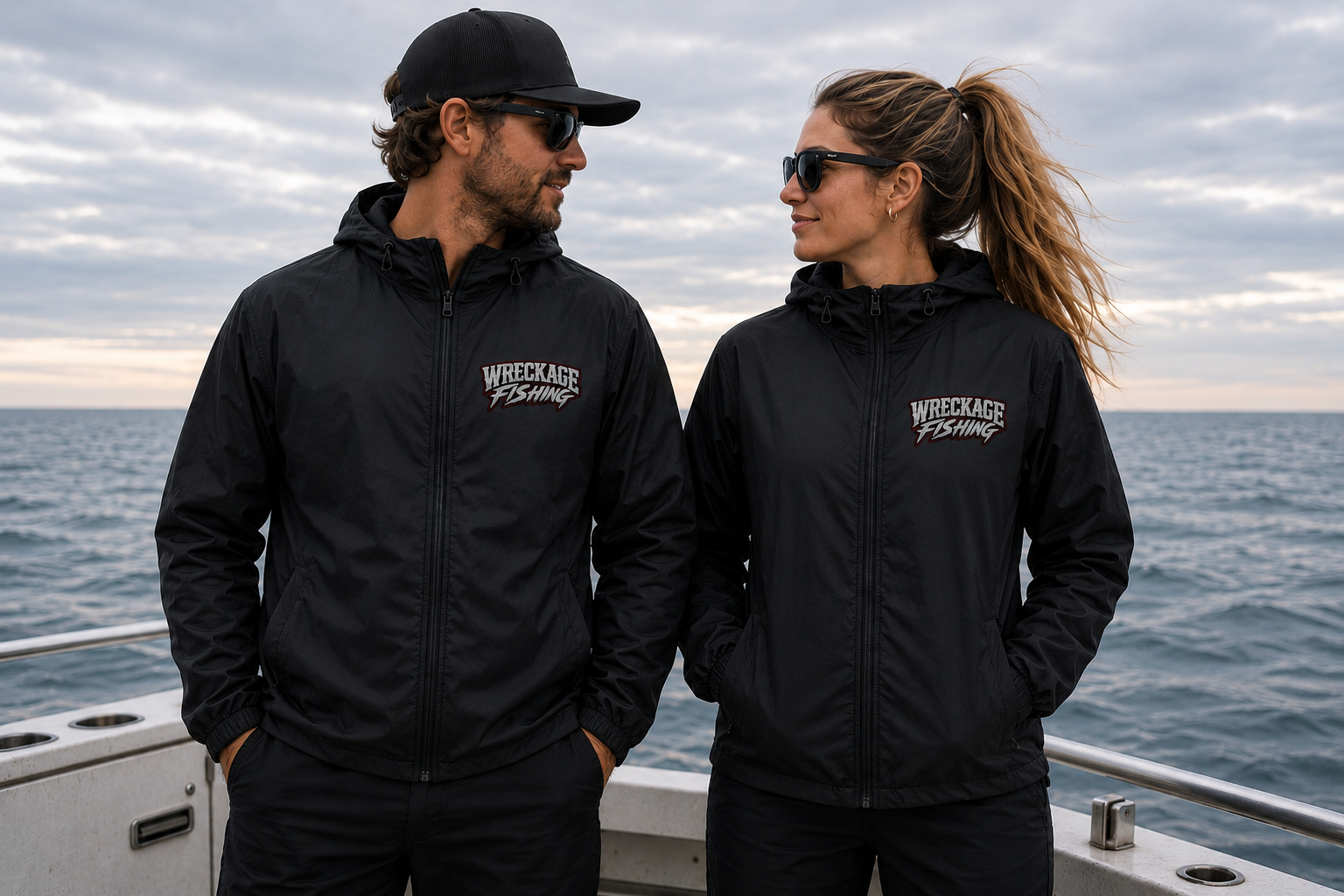 WF Shark Windbreaker black front.png