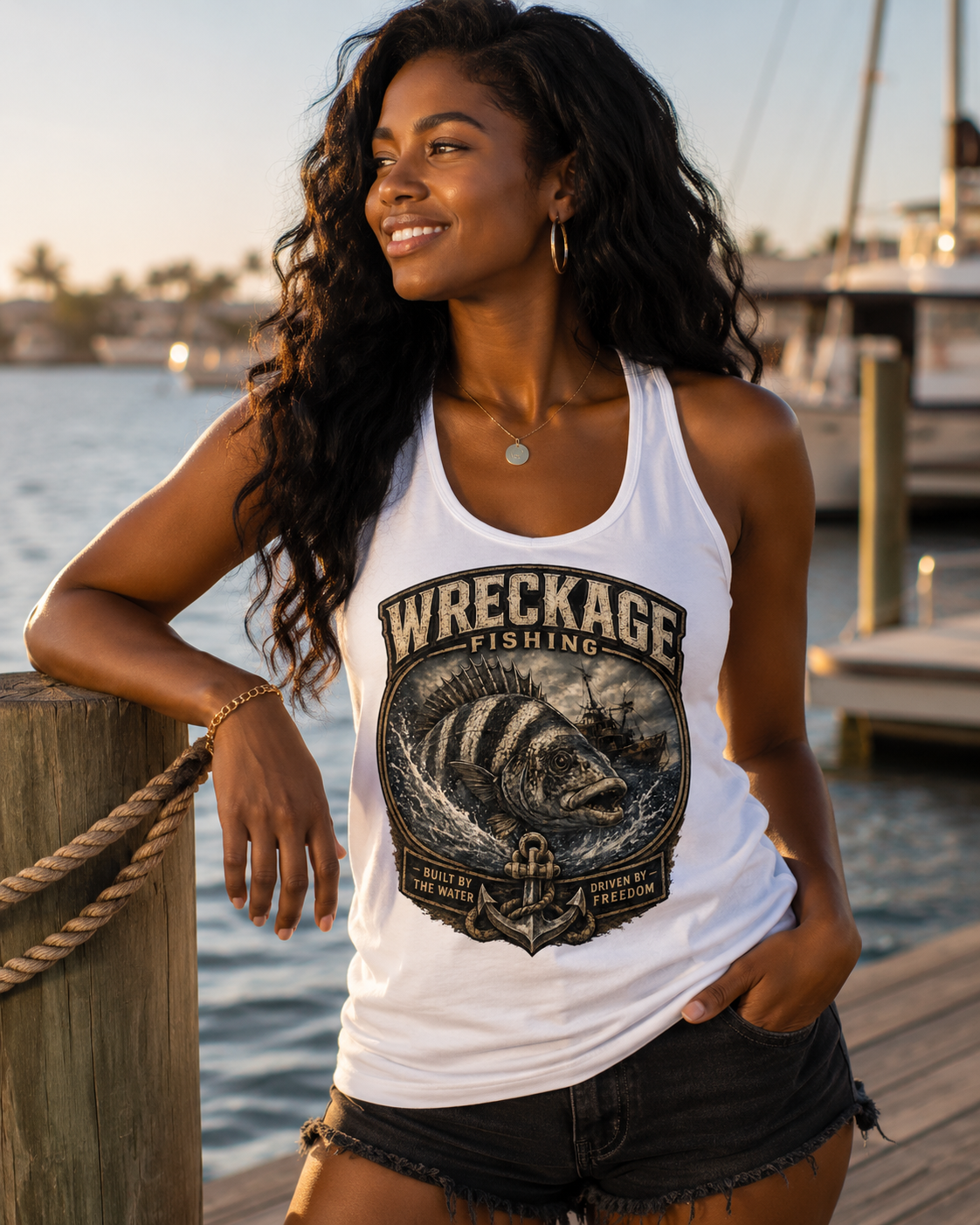WF Sheepshead Womens Racerback Tank white.png