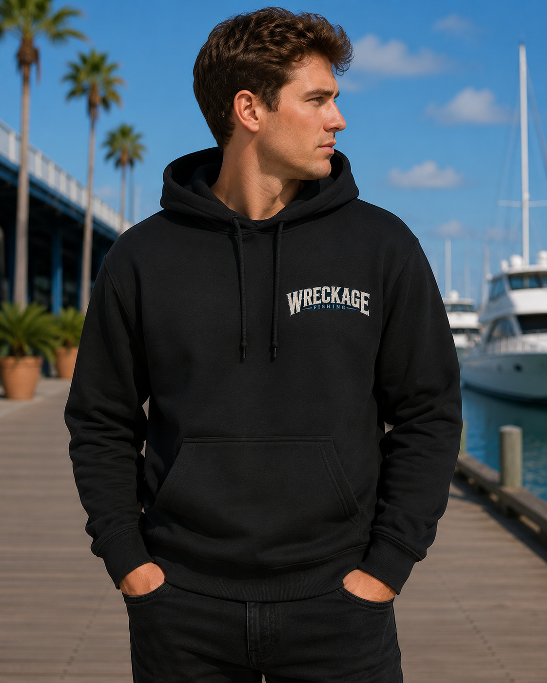 WF Skull and Wreckage hoodie black front.png