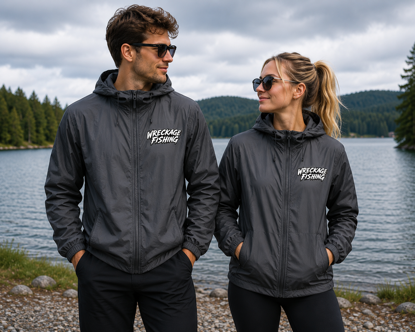 WF Patriotic Bass Windbreaker graphite front.png