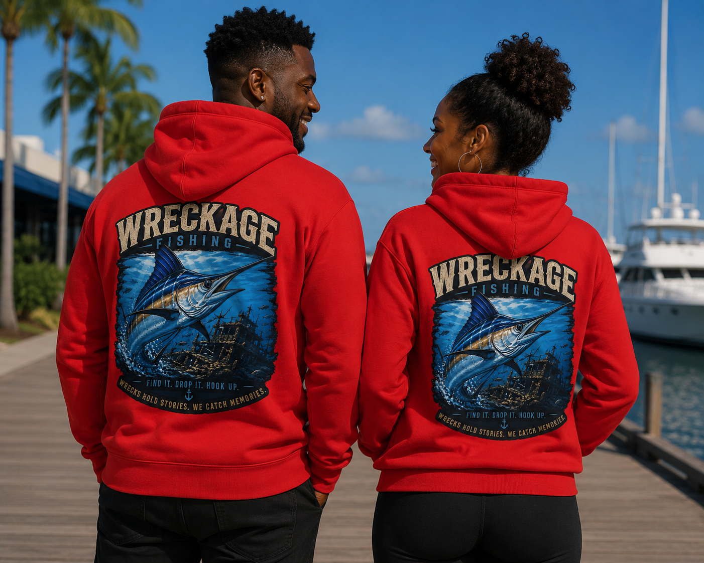 Wreckage Fishing Marlin Hoodie