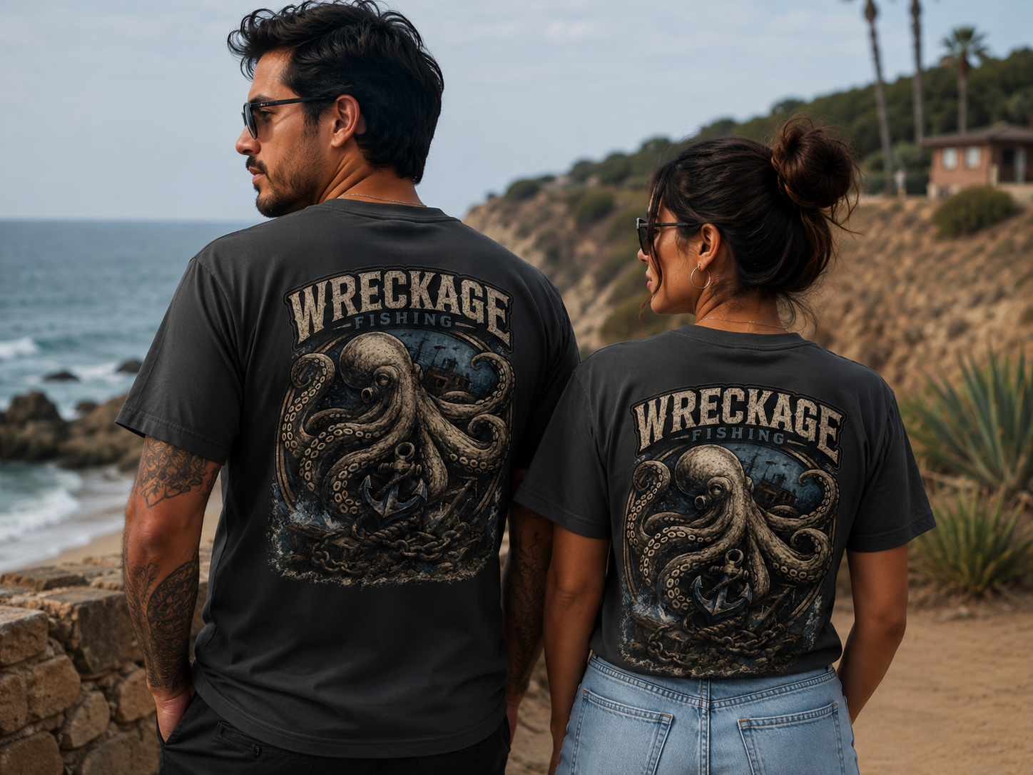 WF Octopus charcoal Shirt Back.png