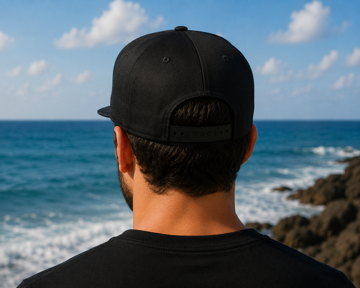 WF Octopus Flat Bill Hat Black back.png